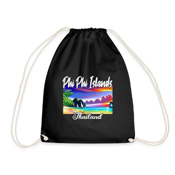 Phi Phi Island Thaïlande - Sac de sport léger - noir - Devant