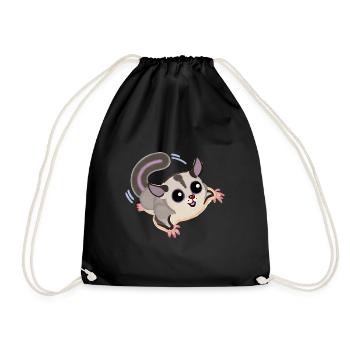 Sugar Glider - Drawstring Bag - black - Front