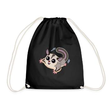 Sugar Glider - Drawstring Bag - black - Front