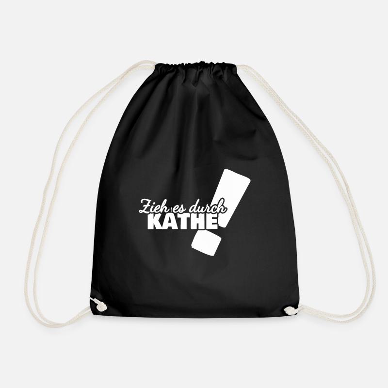 Durchhalten Käthe - Turnbeutel - Schwarz