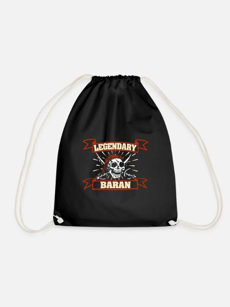 Fasching Baran - Turnbeutel - Schwarz