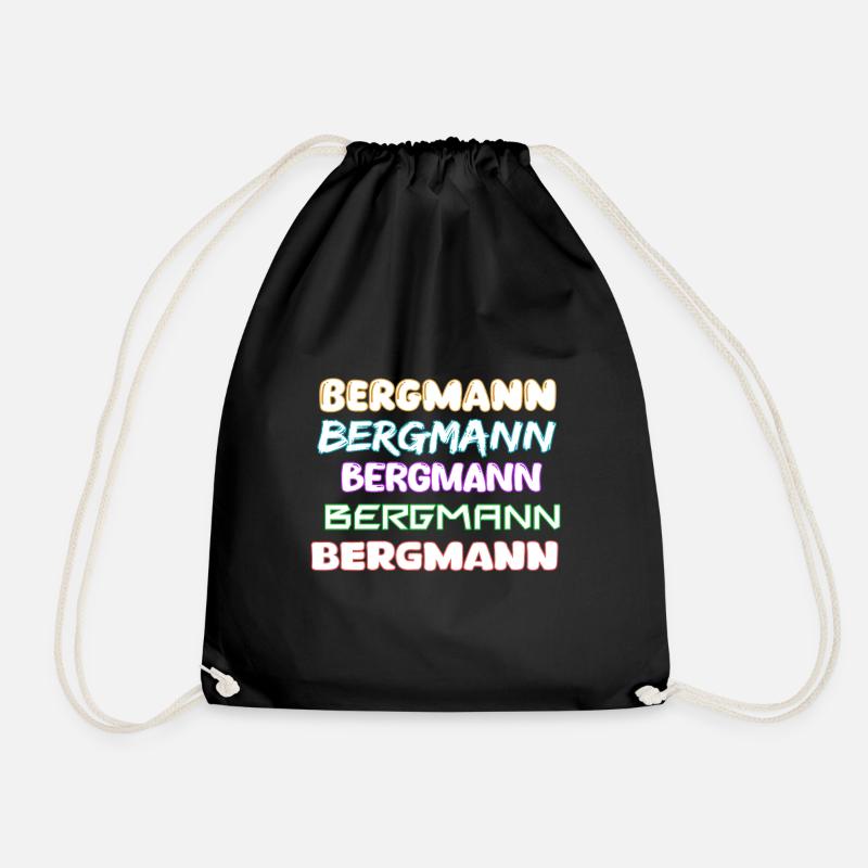 Job Bergmann - Turnbeutel - Schwarz