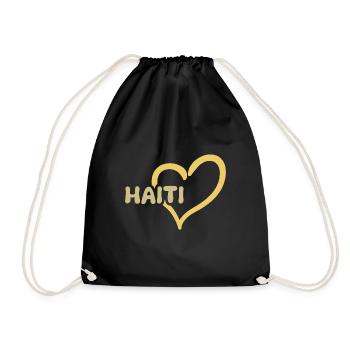 Haiti Haiti - Drawstring Bag - black - Front