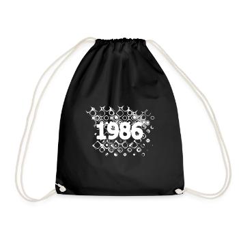 1986 - Drawstring Bag - black - Front