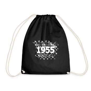 Year 1955 - Drawstring Bag - black - Front