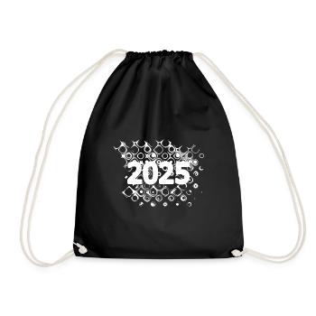 Bubbles 2025 - Turnbeutel - Schwarz - Vorne