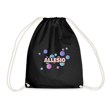 Allesio - Turnbeutel - Schwarz - Vorne