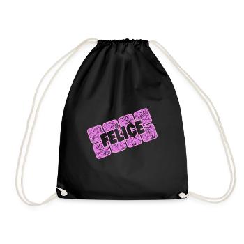 Felice de la Saint-Valentin - Sac de sport léger - noir - Devant