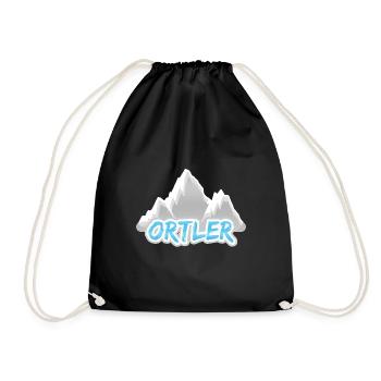 Mount Ortler - Drawstring Bag - black - Front