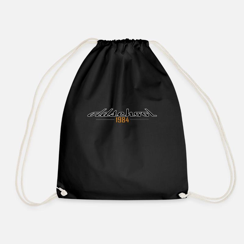 oldschool 1984 - Drawstring Bag - black