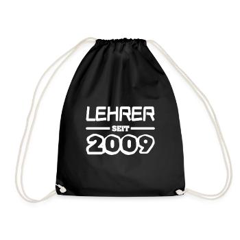 Lehrer 2009 - Turnbeutel - Schwarz - Vorne