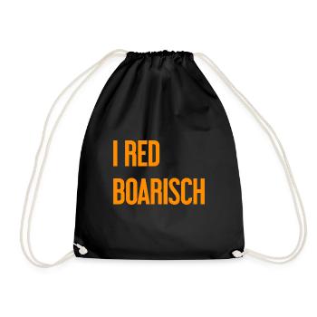 I boarisch rouge - Sac de sport léger - noir - Devant