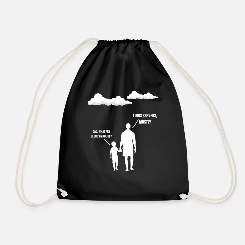 Papa, What Are Clouds Made Of, Linux Servers Mostly - Sac de sport léger - noir
