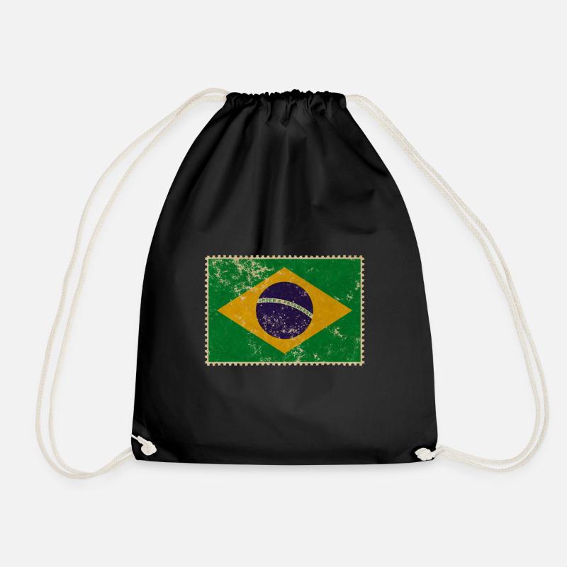 Brasilien - Turnbeutel - Schwarz