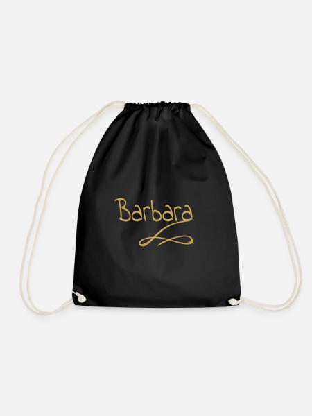 Vorname barbara - Turnbeutel - Schwarz