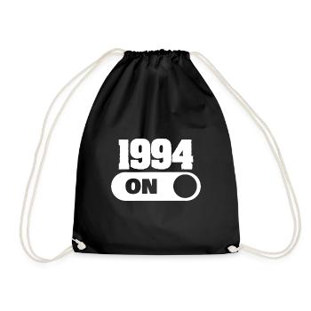 Year 1994 - Drawstring Bag - black - Front