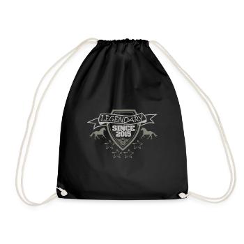 Horse 2015 - Drawstring Bag - black - Front