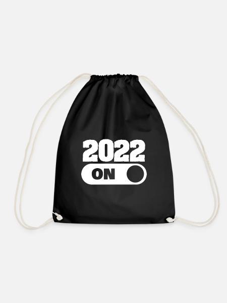 Geboren 2022 - Turnbeutel - Schwarz