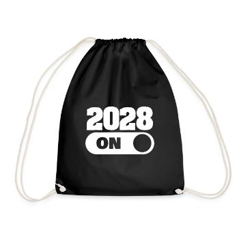 2028 - Turnbeutel - Schwarz - Vorne