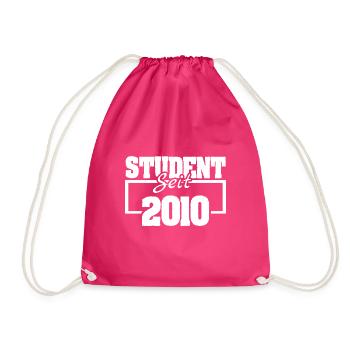 Student 2010 - Turnbeutel - Fuchsia - Vorne