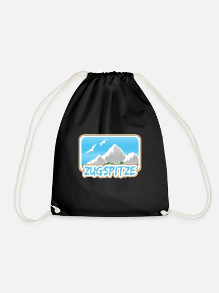 Zugspitze - Turnbeutel - Schwarz