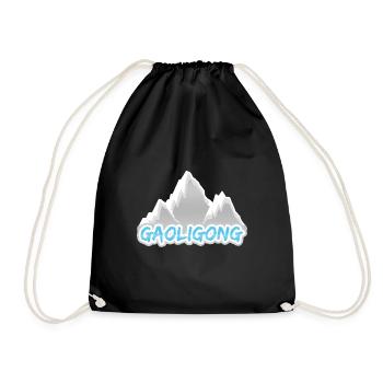Mount Gaoligong - Drawstring Bag - black - Front