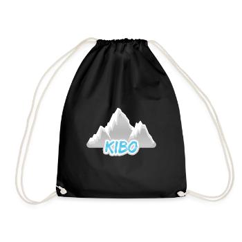 Mount Kibo - Drawstring Bag - black - Front