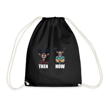 Coach Muskelaufbau Cardio Fitnesstraining Geschenk - Turnbeutel - Schwarz - Vorne