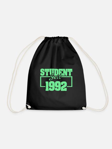 Student 1992 - Turnbeutel - Schwarz