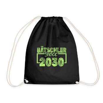 2030 - Drawstring Bag - black - Front