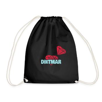 Precious Dietmar - Drawstring Bag - black - Front