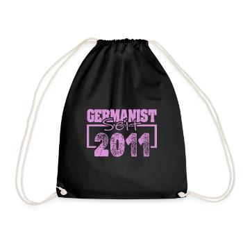 Vintage 2011 - Drawstring Bag - black - Front