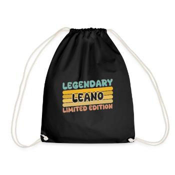 Leano comme nom - Sac de sport léger - noir - Devant