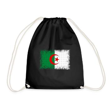 Algeria - Drawstring Bag - black - Front