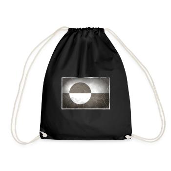 Greenland - Drawstring Bag - black - Front