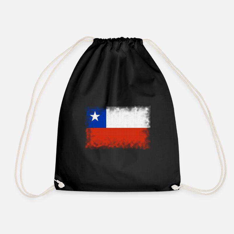 Chile - Turnbeutel - Schwarz