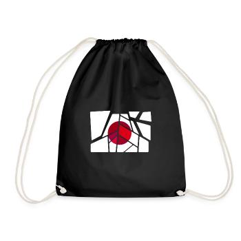 Japan - Drawstring Bag - black - Front