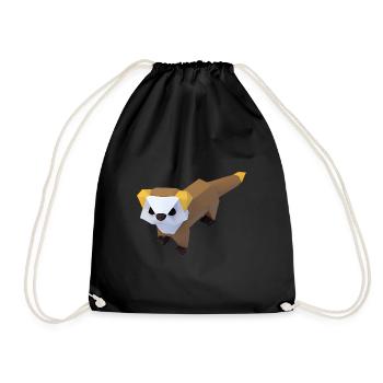 Furets polygonaux - Sac de sport léger - noir - Devant