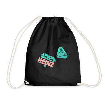 Opa Heinz - Turnbeutel - Schwarz - Vorne