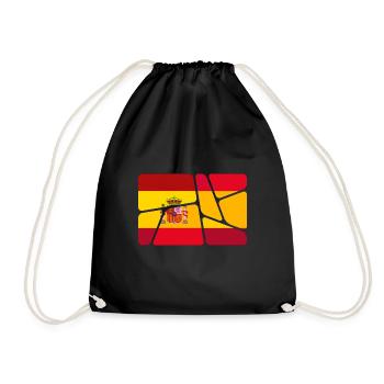 Spanien als Spanien - Turnbeutel - Schwarz - Vorne