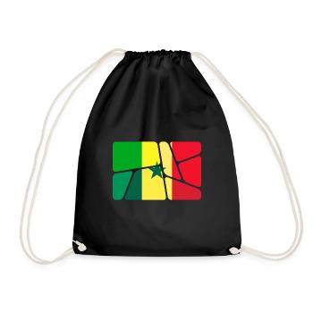 Senegal - Turnbeutel - Schwarz - Vorne