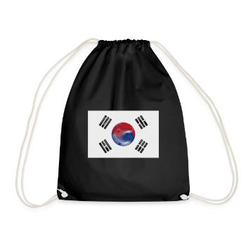 Corée du Sud - Sac de sport léger - noir - Devant