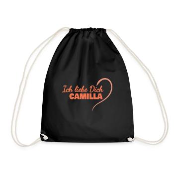 Cadeau pour Camilla - Sac de sport léger - noir - Devant