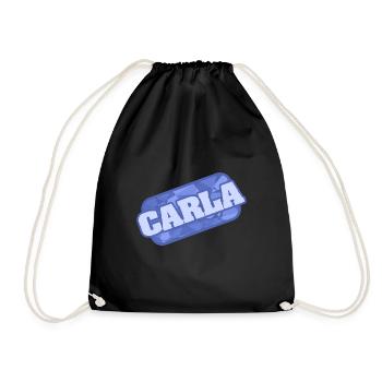 Carla as health - Drawstring Bag - black - Front
