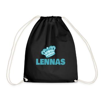 Lennas - Drawstring Bag - black - Front