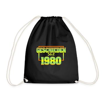 Wife 1980 - Drawstring Bag - black - Front