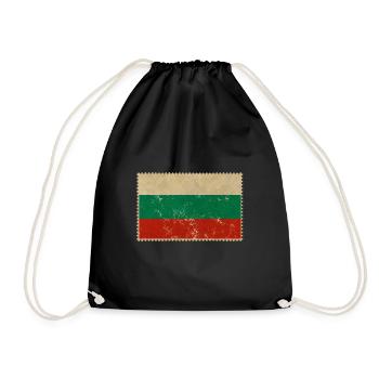 Bulgarien - Turnbeutel - Schwarz - Vorne
