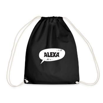 Alexa Alexa - Turnbeutel - Schwarz - Vorne