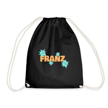 Edelweiss Franz - Drawstring Bag - black - Front