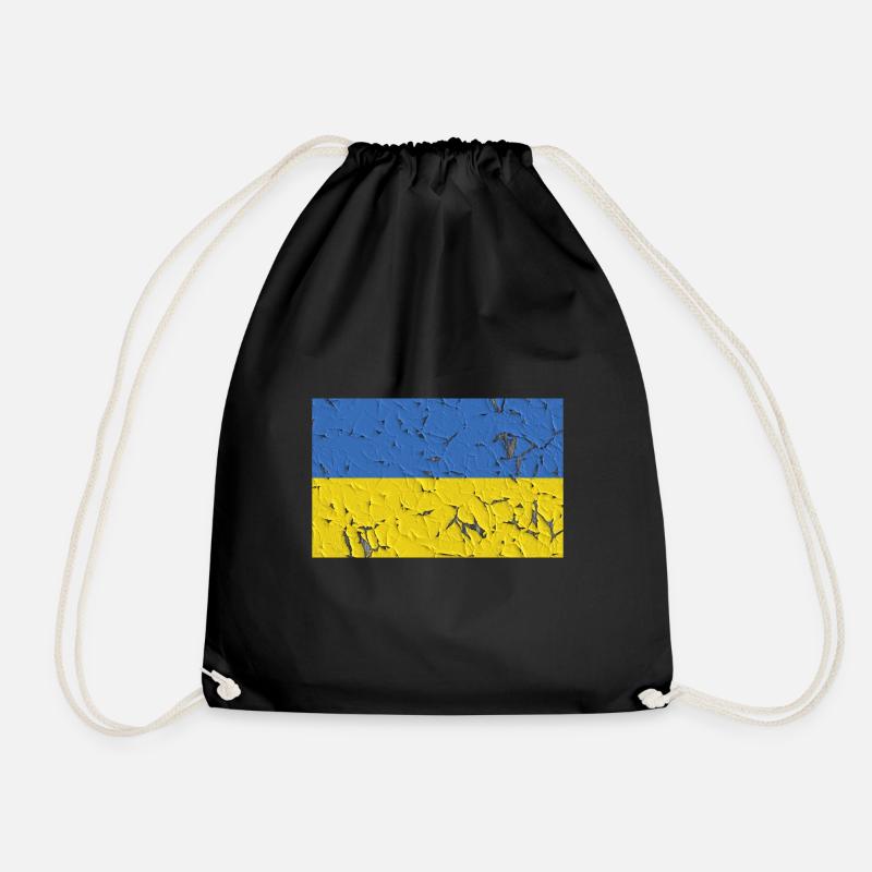 Ukraine - Turnbeutel - Schwarz